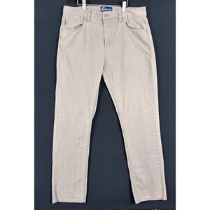 Jack O'Neill Collection Men Khaki Chino Pants Size 32 (34x32) Stretch Port Pant.